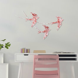 Wallity Wallow 5 Accesorio de Pared de Metal Multicolor